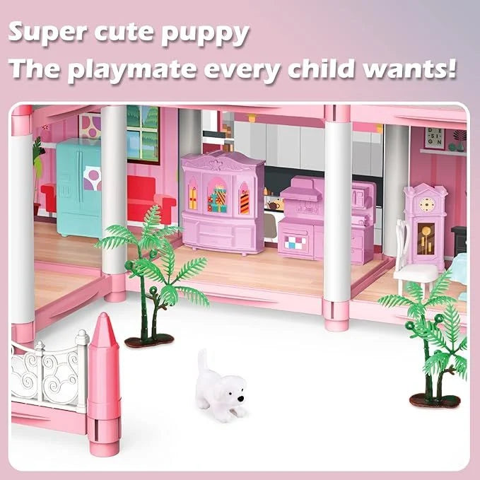 DIY VILLA DOLL HOUSE PLAYSET