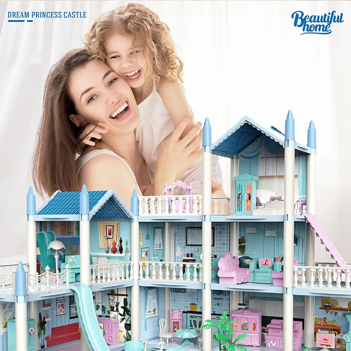DIY VILLA DOLL HOUSE PLAYSET