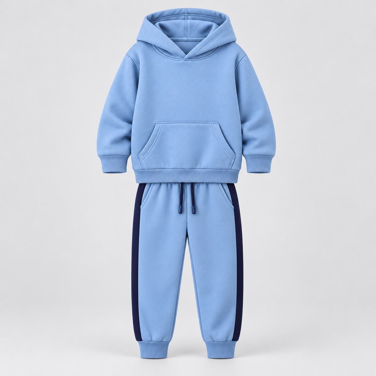 Sky Blue Hoodie & Jogger Set