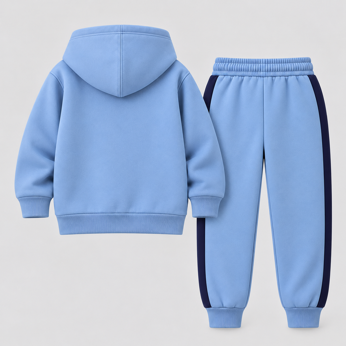 Sky Blue Hoodie & Jogger Set