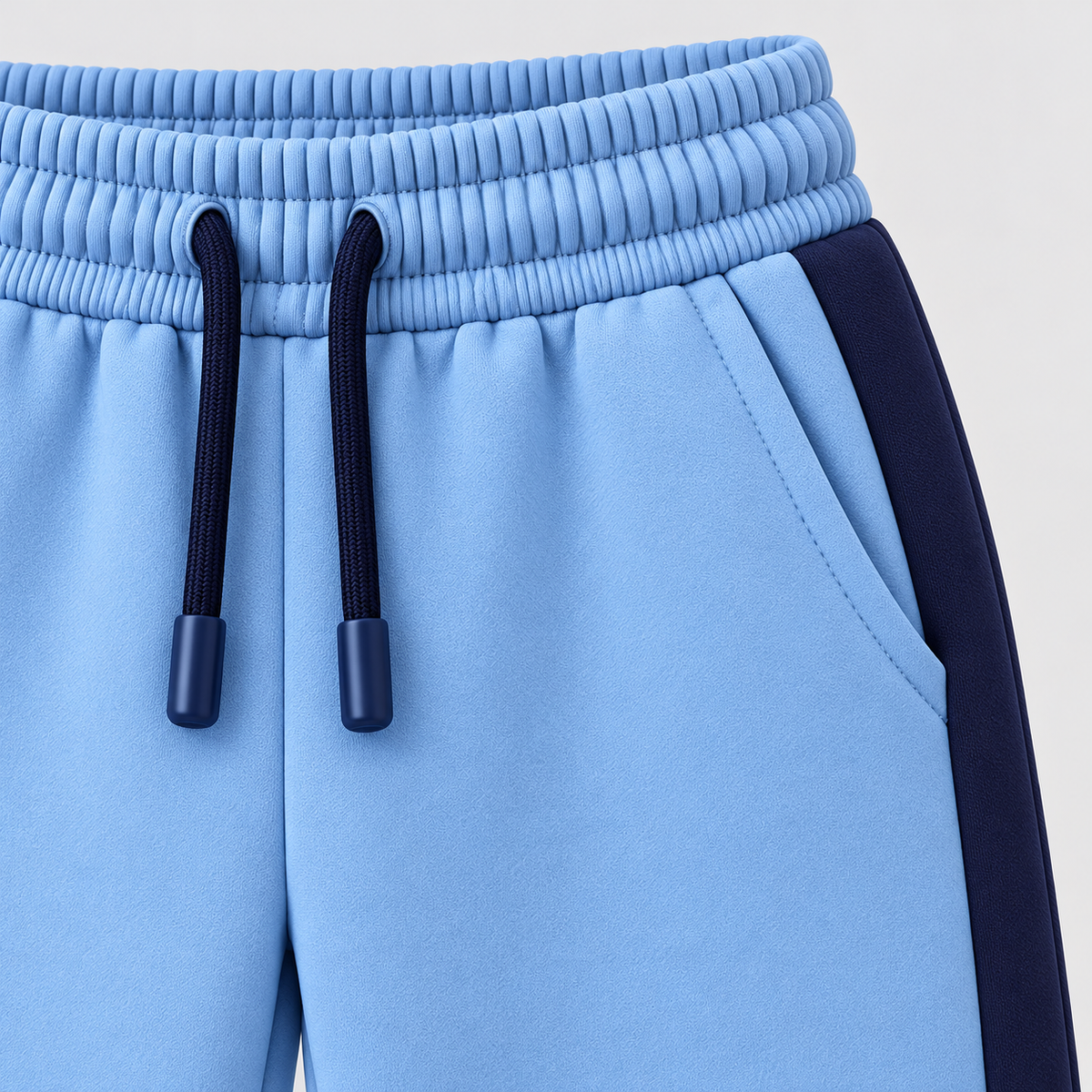 Sky Blue Contrast Joggers