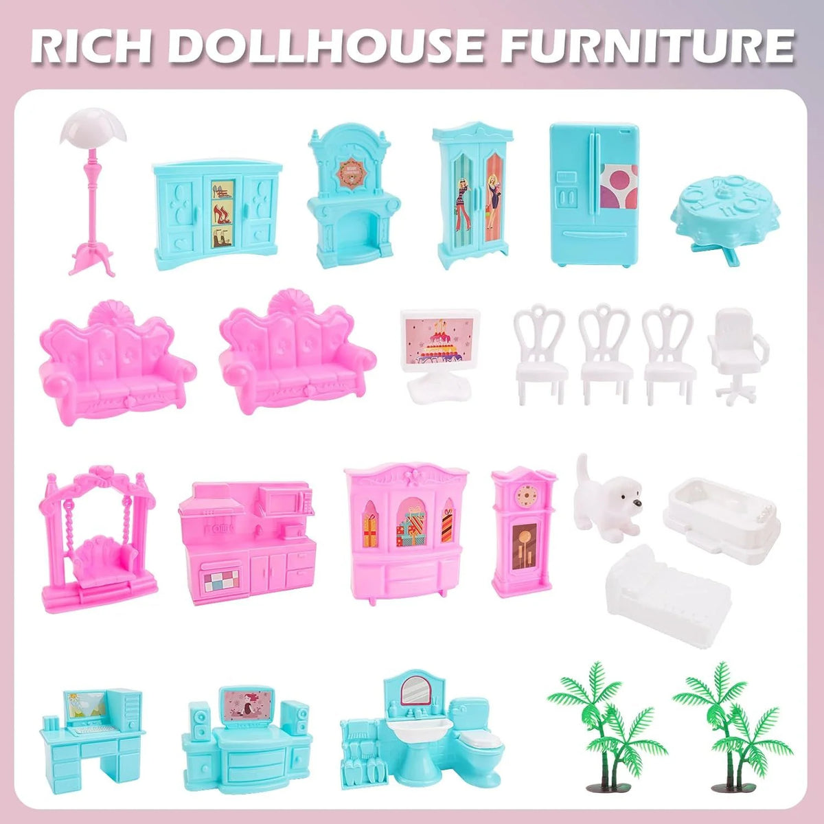 DIY VILLA DOLL HOUSE PLAYSET