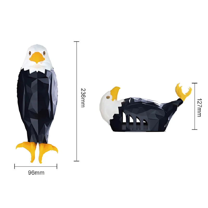 Eagle wall lamp front and side dimensions