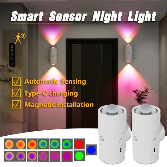 Magnetic RGB Motion Sensor Night Light