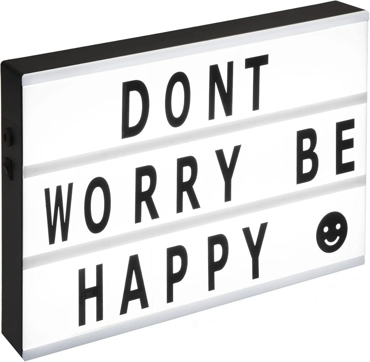 Cinematic Light Box with Letters