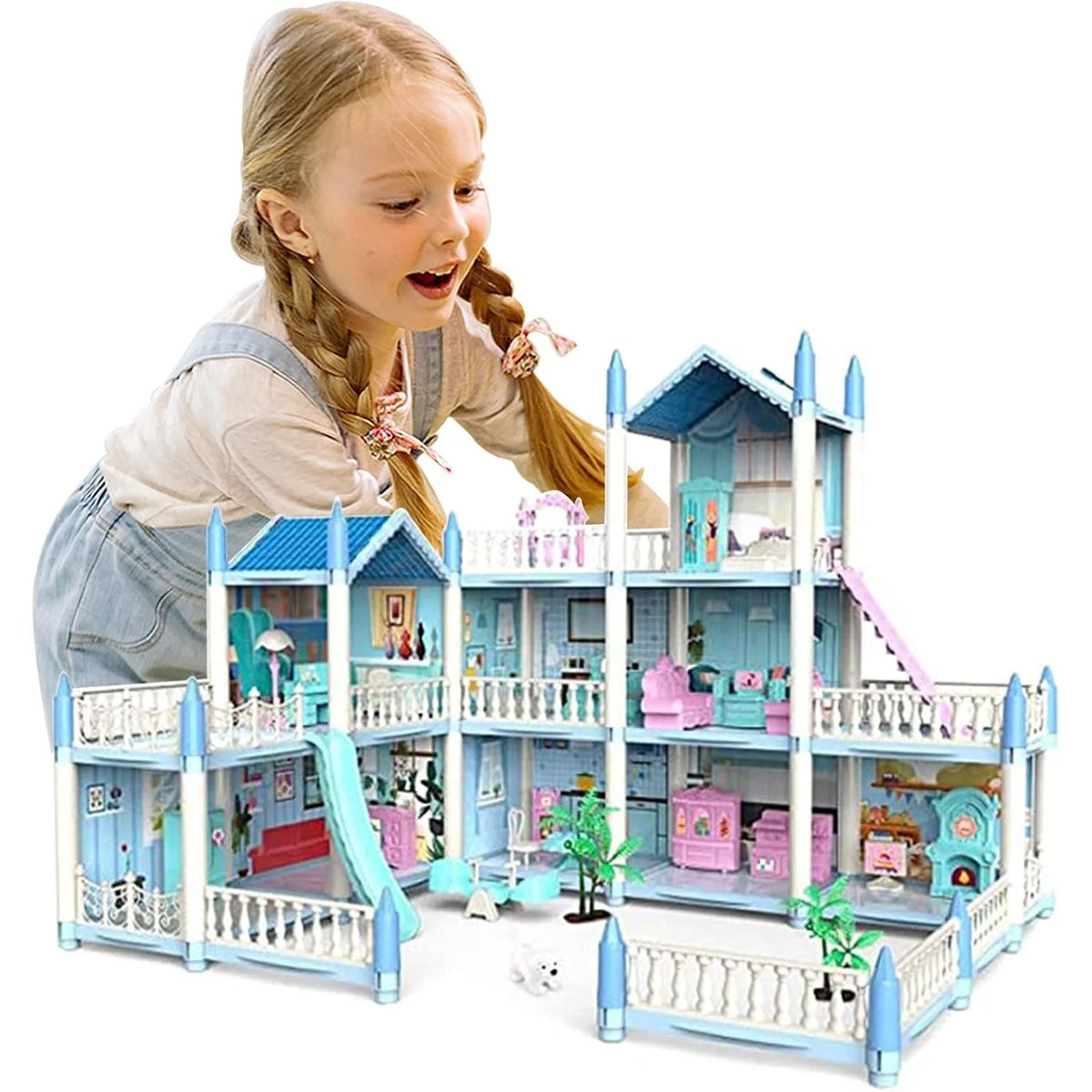 DIY VILLA DOLL HOUSE PLAYSET