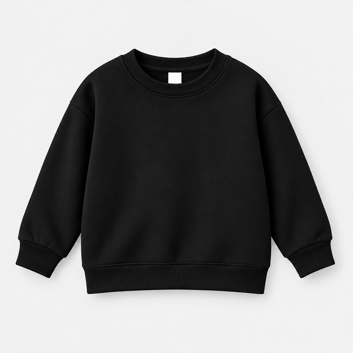Black Sweatshirt & Jogger Set