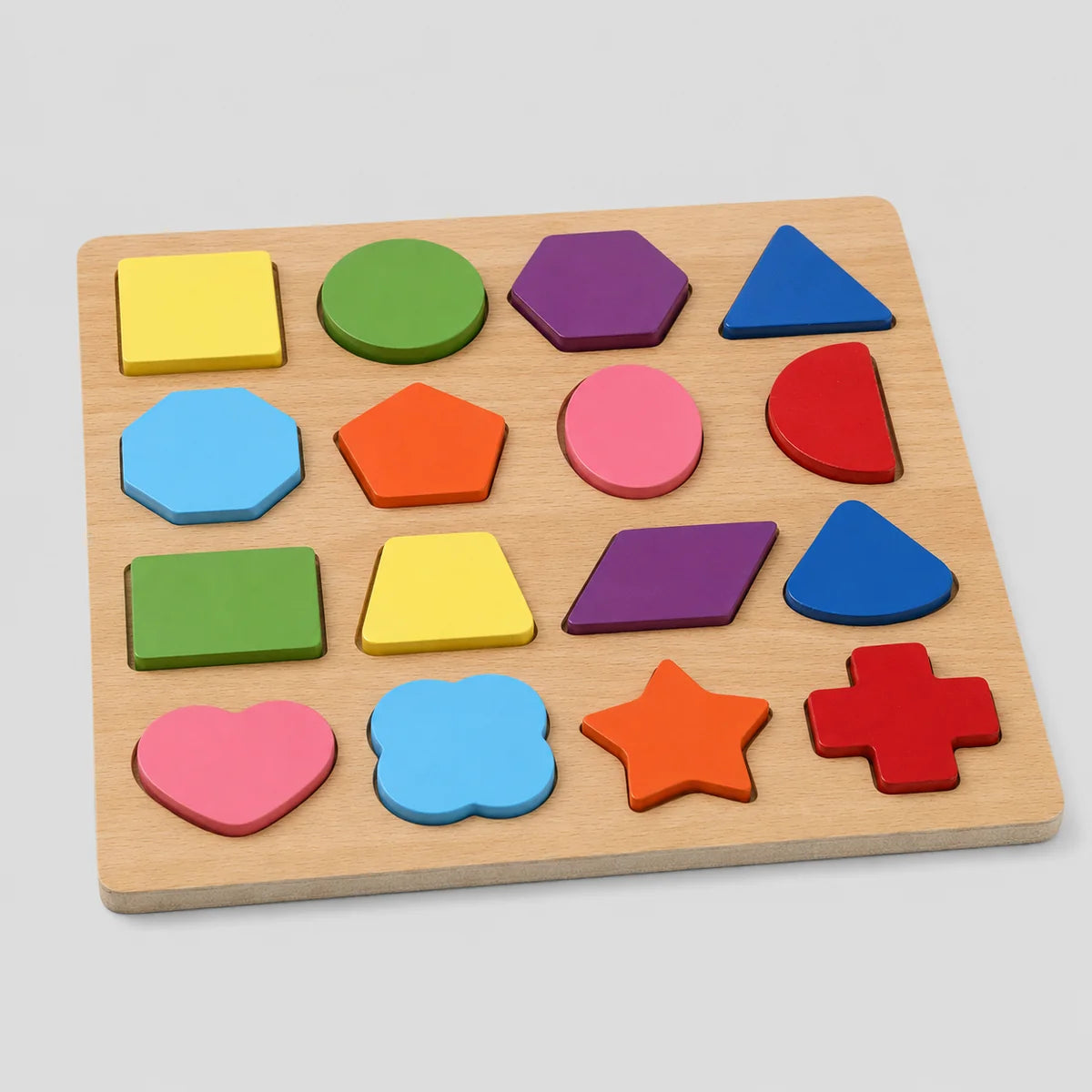 WOODEN SHAPE SORTING PUZZLE