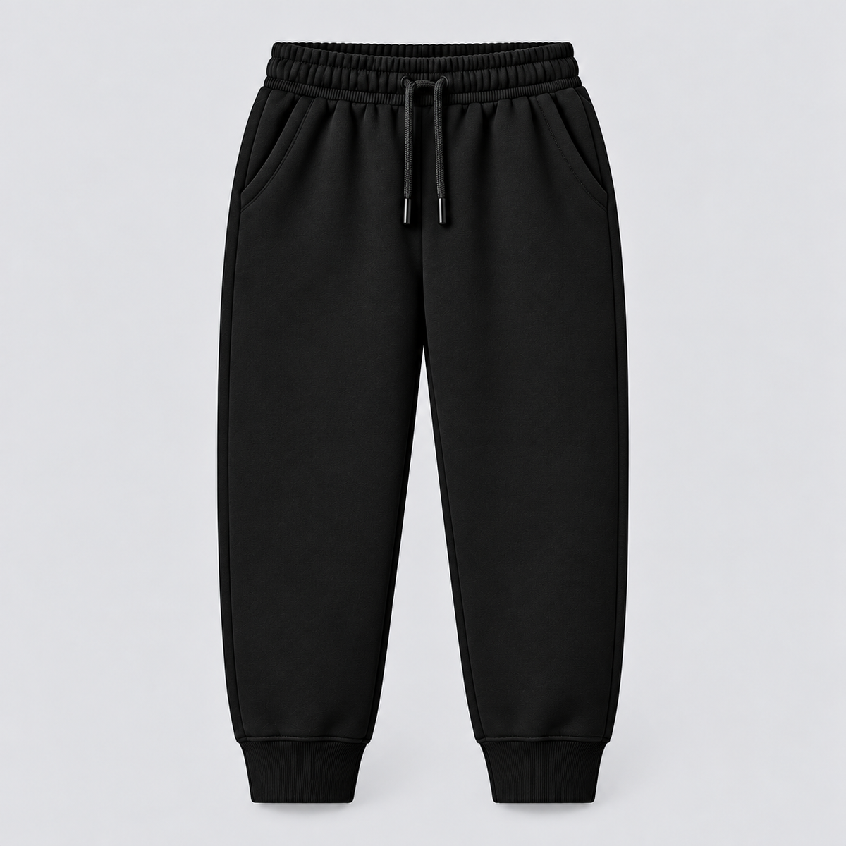 Kids Black Hoodie & Jogger Set
