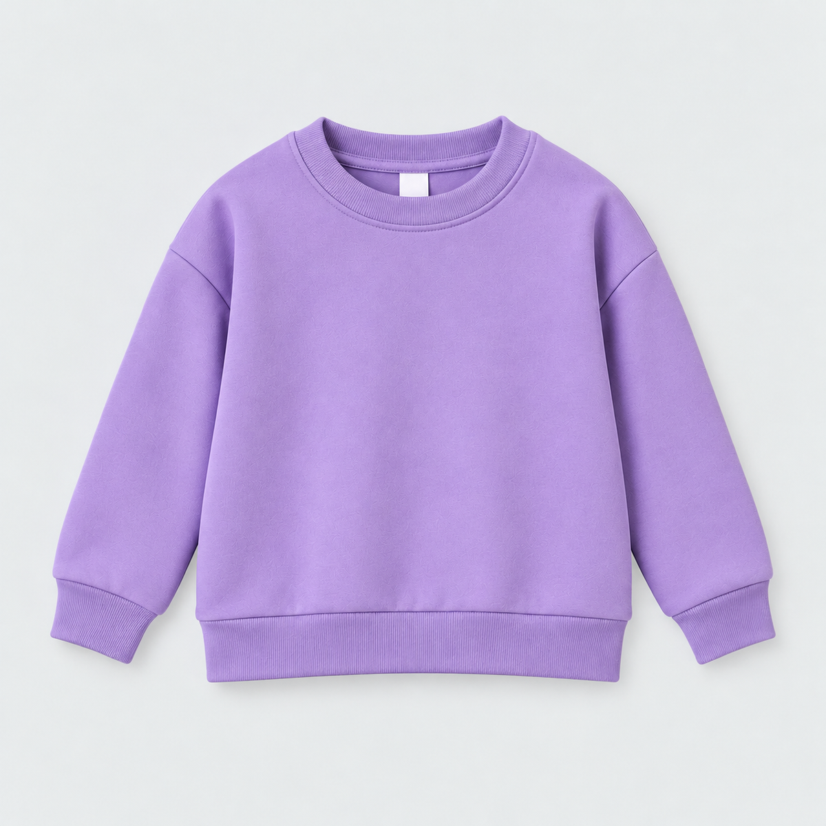 Lavender Sweatshirt & Wide-Leg Trouser Set