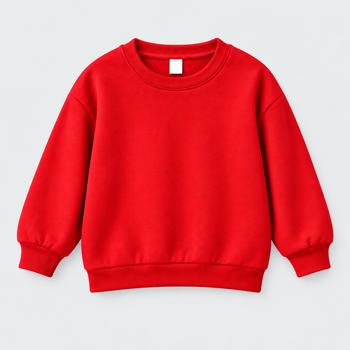Red Sweatshirt & Black Jogger Set