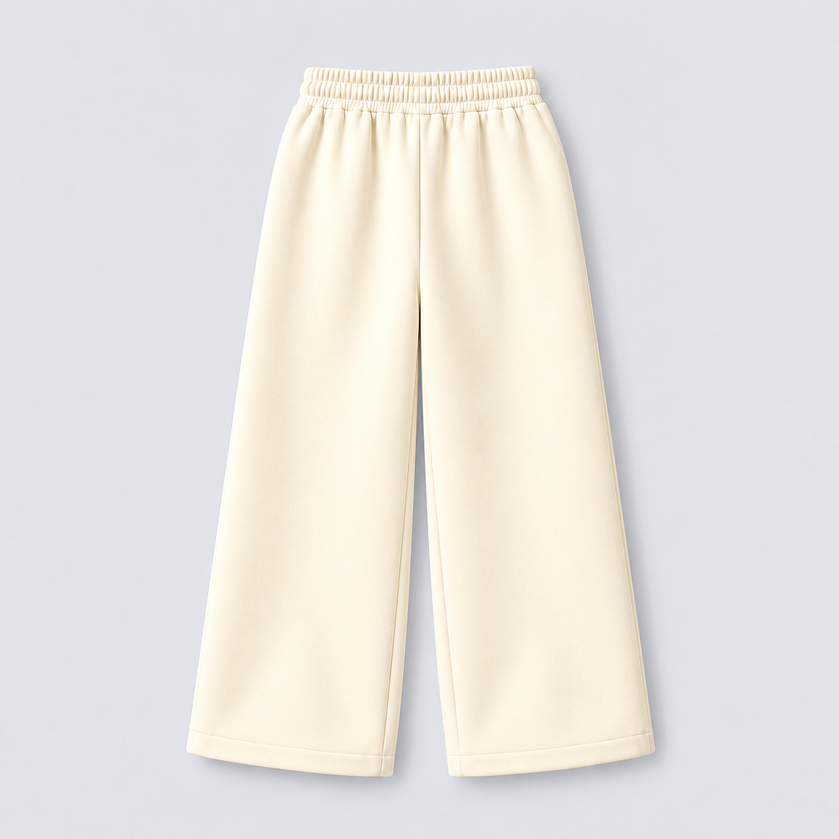 Ivory Wide-Leg Trousers