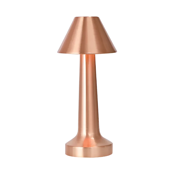 Rose Gold Cordless Table Lamp