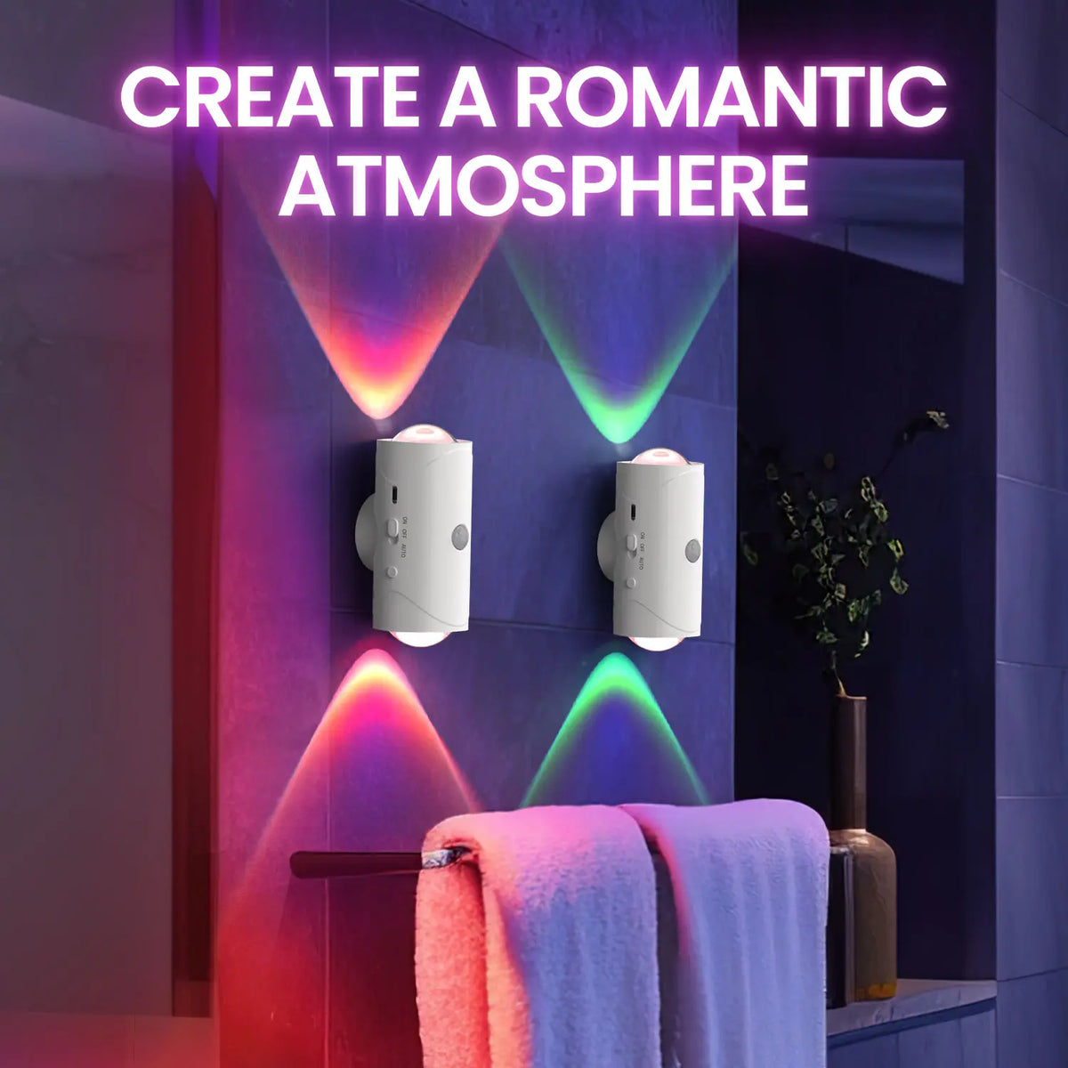 Magnetic RGB Motion Sensor Night Light
